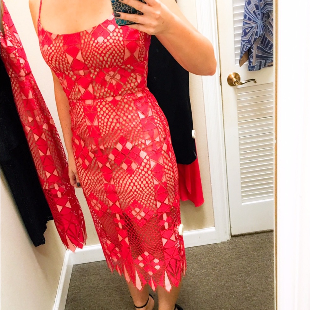 Red BCBG MaxAzria Dress